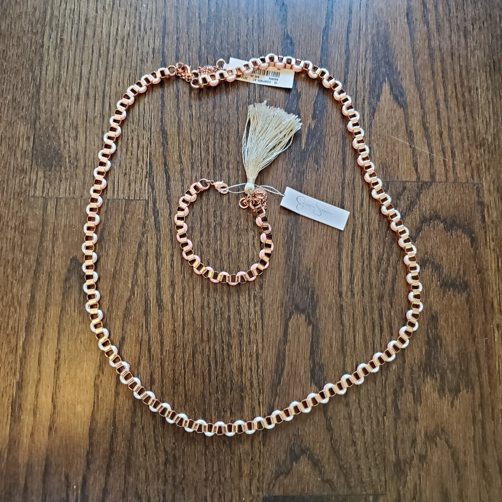 Jessica Simpson Matching braclet and necklace set